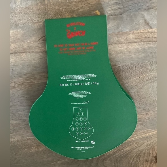 The Grinch x Makeup Revolution The Grinch Eyeshadow Palette - Picture 9 of 11